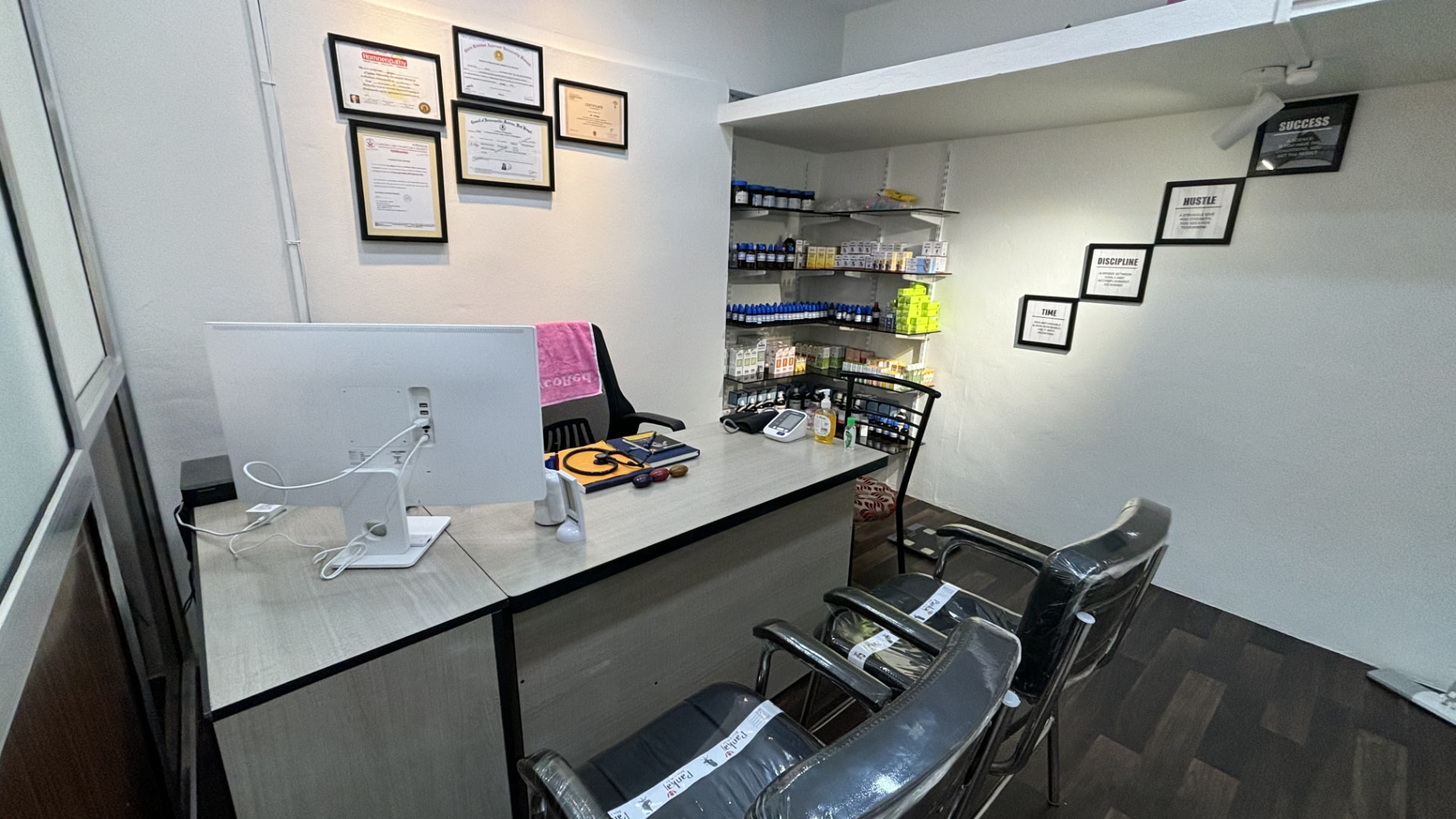 Consultation room at Dr. Adrija's Clinic